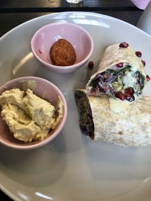 Falafel wrap  at Nock Nock in Dublin