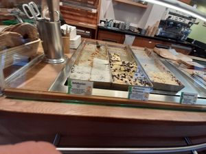 3 verschiedene vegane Blechkuchen at Mulinbeck in Budingen