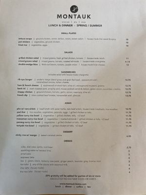   at Montauk Bistro in Draper