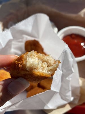 “Worlds best vegan chicken nuggets” at Nice Burger - Costa Mesa in Costa Mesa