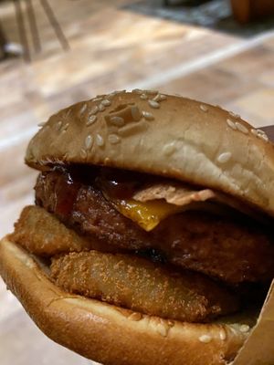 Bbq bacon cheeseburger  at Nice Burger - Costa Mesa in Costa Mesa