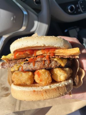 Breakfast Burger  at Nice Burger - Costa Mesa in Costa Mesa