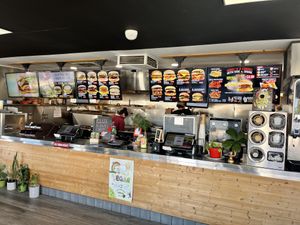 Inside  at Nice Burger - Costa Mesa in Costa Mesa