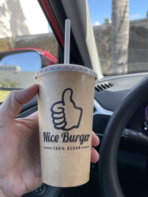 Chocolate shake  at Nice Burger - Costa Mesa in Costa Mesa
