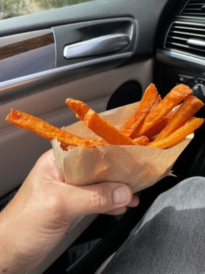Sweet potato fries   at Nice Burger - Costa Mesa in Costa Mesa