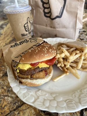   at Nice Burger - Costa Mesa in Costa Mesa
