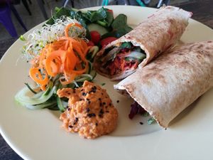 Vegan Burritos  at Corazón de Hemp in Cabo San Lucas