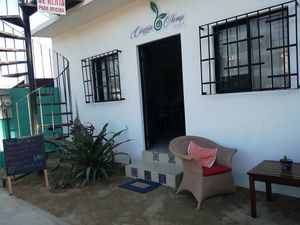 Restaurant's front at Corazón de Hemp in Cabo San Lucas