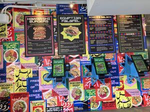 Wall menu at Zooba in New York City