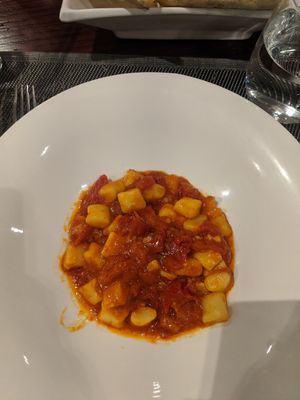 Gnocchi in tomato sauce! This was delicious at Oggi in Guangzhou