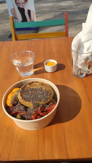 Plato combinado at Baidewey in Montevideo