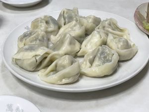 Gyoza at Banwarou in Yokohama