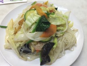 veg noodles at Banwarou in Yokohama