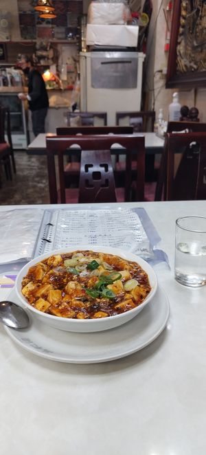 Ma-Po To-Fu deslious (no egg) at Banwarou in Yokohama