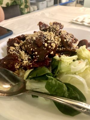 Spicy Crispy Beef  at Chef Kenny's Asian Vegan Cuisine in Houston