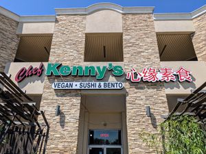 The bento was the fav. at Chef Kenny's Asian Vegan Cuisine in Houston