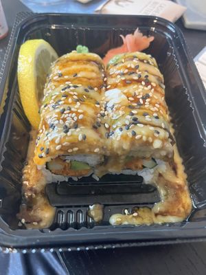 Dragon roll  at Chef Kenny's Asian Vegan Cuisine in Houston