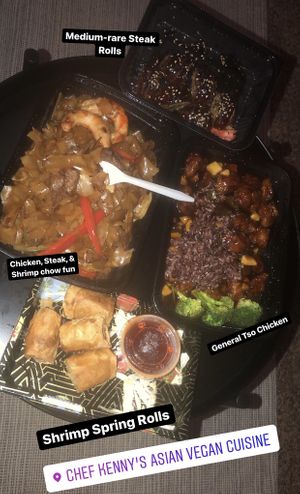   at Chef Kenny's Asian Vegan Cuisine in Houston