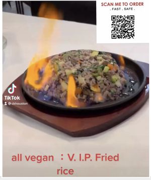 Vegan V.I.P fried rice   at Chef Kenny's Asian Vegan Cuisine in Houston