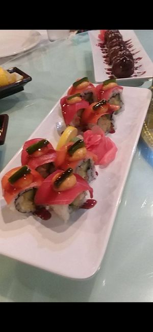 Sexy sushi  at Chef Kenny's Asian Vegan Cuisine in Houston