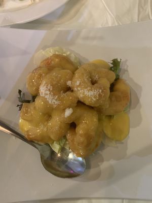 Coconut shrimp  at Chef Kenny's Asian Vegan Cuisine in Houston
