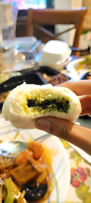 Vegetable bun (okay) at Chef Kenny's Asian Vegan Cuisine in Houston