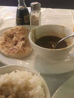Roti with curry sauce. Mmmmmmmmmm   at Chef Kenny's Asian Vegan Cuisine in Houston