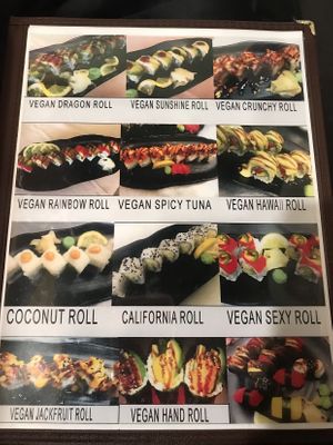 Menu at Chef Kenny's Asian Vegan Cuisine in Houston