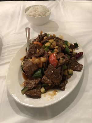 Kung pao steak  at Chef Kenny's Asian Vegan Cuisine in Houston