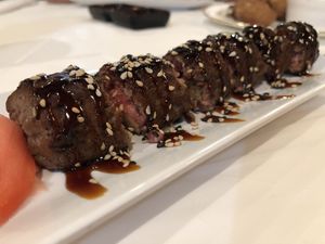 Steak Roll at Chef Kenny's Asian Vegan Cuisine in Houston