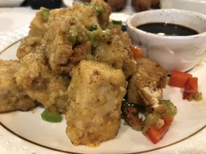 Salt & Pepper Tofu  at Chef Kenny's Asian Vegan Cuisine in Houston