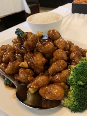 Vegan General Tso at Chef Kenny's Asian Vegan Cuisine in Houston