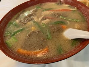 Chicken and Beef Ramen at Chef Kenny's Asian Vegan Cuisine in Houston