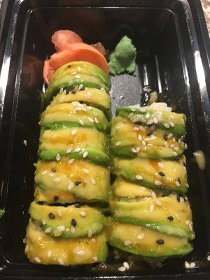 Hawaiian sushi at Chef Kenny's Asian Vegan Cuisine in Houston