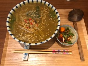 Curry ramen  at Cafe Ren - Sakyo in Kyoto