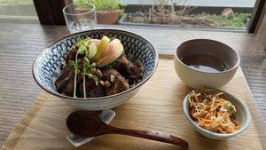 素若蓋飯  at Cafe Ren - Sakyo in Kyoto