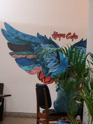  at Hope Cafe in Pondicherry