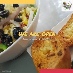 Delicious Salad   at Hope Cafe in Pondicherry