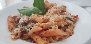 mediterranean Love pasta  at Hope Cafe in Pondicherry