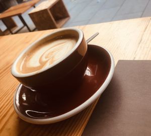 Cappuccino with oat milk at 7g Roaster in Vila Nova De Gaia