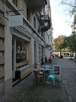 Outside at Al Paso in Zurich
