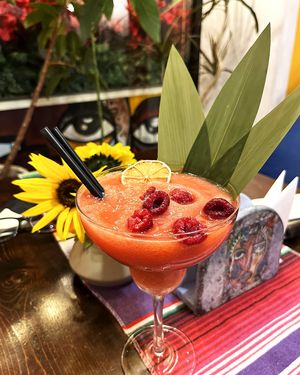 Berry iced Margarita at Los Pueblos in Yerevan