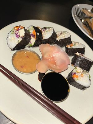 Veg sushi   at Bibhitaki in Palolem