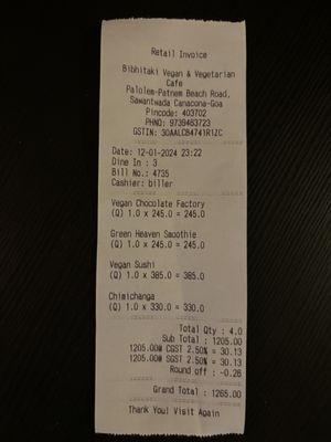   at Bibhitaki in Palolem