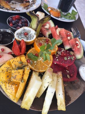 Fruit platter   at Bibhitaki in Palolem