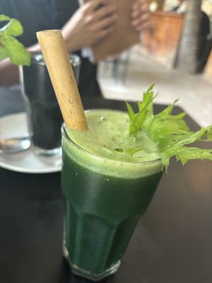 Celery juice    at Bibhitaki in Palolem