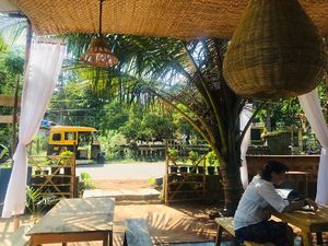 the view.  at Bibhitaki in Palolem