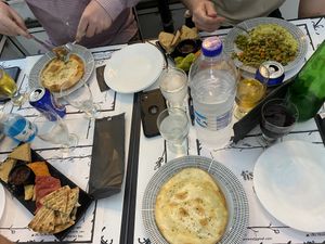 Green pie 🥧   at Tis Mammis Sou in Rhodes