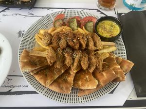 Souvlaki  at Tis Mammis Sou in Rhodes