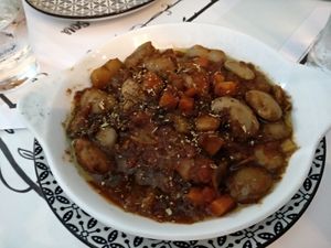 "Giant" or "Lima" beans at Tis Mammis Sou in Rhodes